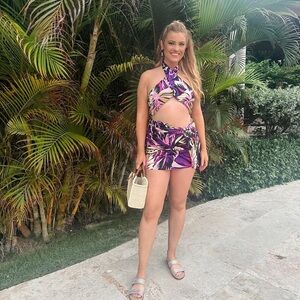 Tropical Print 2 piece set